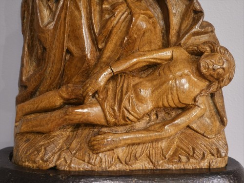 Pietà ou Vierge de Pitié en chêne sculpté début XVIe - Gérardin et Cie