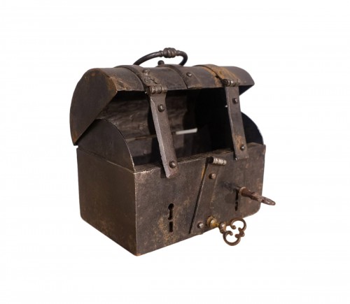 17th century iron messenger box