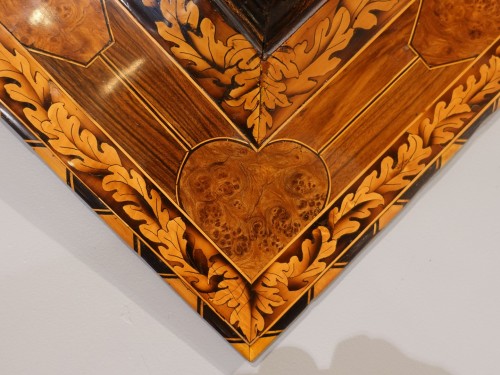 Antiquités - Inlaid Mirror Attributed To Noel Hache - 17th Century