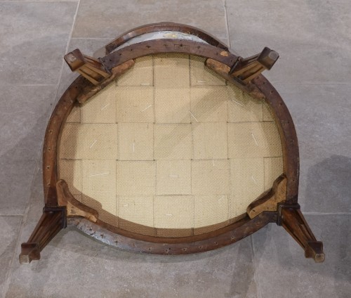 Antiquités - Paire de fauteuils Louis XVI estampillés Pillot