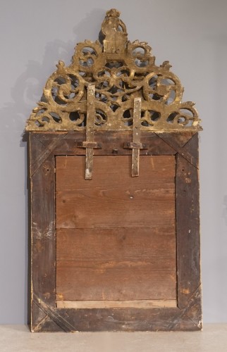 17th Century Gilded Wood Mirror - 