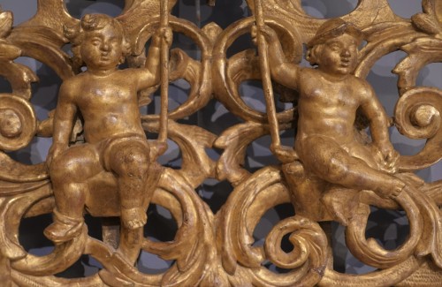 Miroir en bois doré du XVIIe siècle - Louis XIV