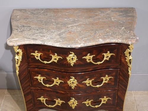 18th century - Chest of drawers in violet wood Stamped A. Criaerd 