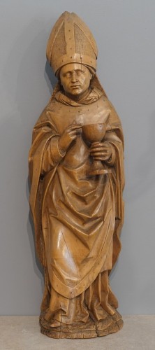 Statue représentant Saint Éloi en tilleul – Souabe début XVIe siècle - Gérardin et Cie