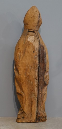 Antiquités - Statue représentant Saint Éloi en tilleul – Souabe début XVIe siècle