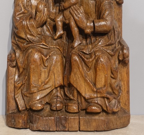 Antiquités - Vierge à l'Enfant avec Sainte Anne – XVIe siècle