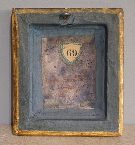 Plaque en émail sur cuivre - Limoges signée Jacques Laudin - Gérardin et Cie