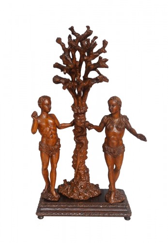 Sculpture ''Adam and Eve'' 16th century - Southern Germany