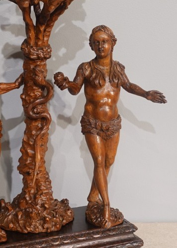 Sculpture &#039;&#039;Adam and Eve&#039;&#039; 16th century - Southern Germany - 