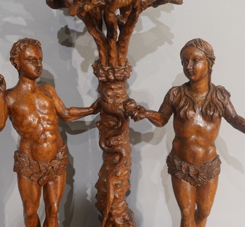 XVIe siècle et avant - Sculpture ''Adam et Ève'' XVIe siècle – Allemagne du Sud