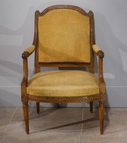 Two Louis XVI armchairs - Seating Style Louis XVI