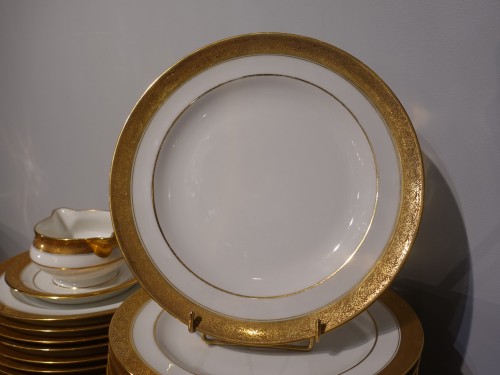 Antiquités - Haviland Manufacture 1926 - Service of 73 pieces in Limoges porcelain