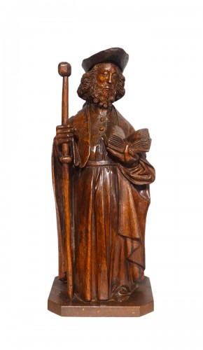 Statue of Saint James from the 15th century  Burgundy