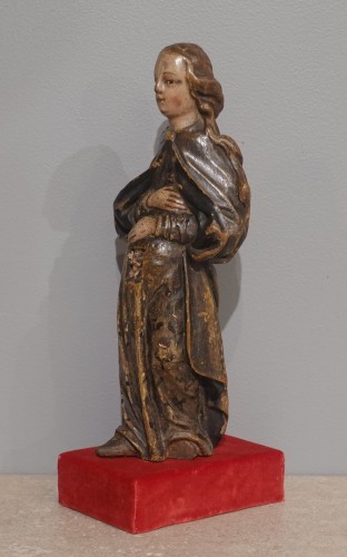 Sculpture Sculpture en Bois - Vierge parturiente - Italie  XVIIe siècle
