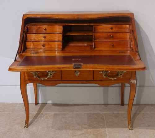 Bureau dos d'âne ou bureau de pente Louis XV - Mobilier Style Louis XV