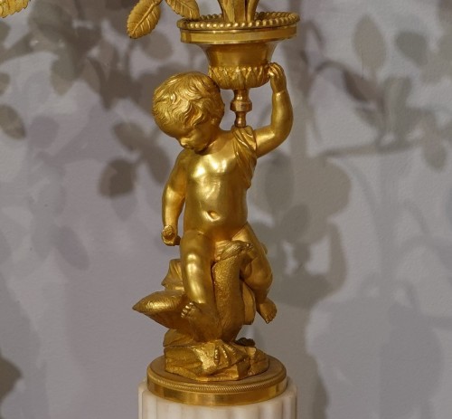 Horology  - Louis XVI Mantelpiece with the Attributes of Music