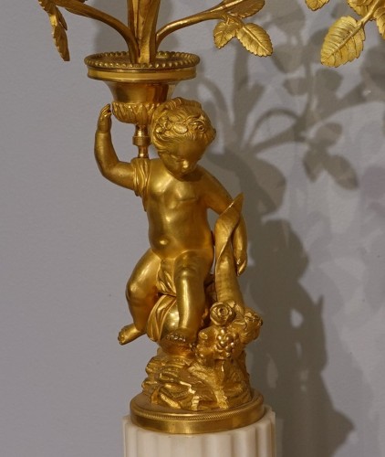 Louis XVI Mantelpiece with the Attributes of Music - 