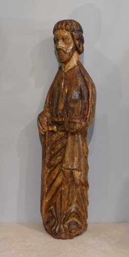 Sculpture  - Saint Paul Sculpture, Catalan School, 13th Century