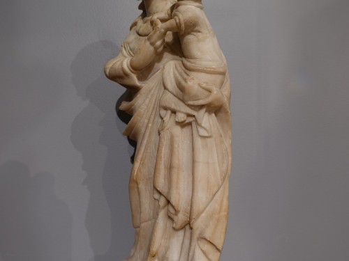 17th century - Alabaster Virgin Trapani 17th Century