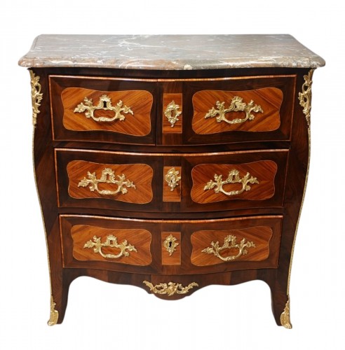 18th-Century Chest of Drawers Stamped P. A. Galligne