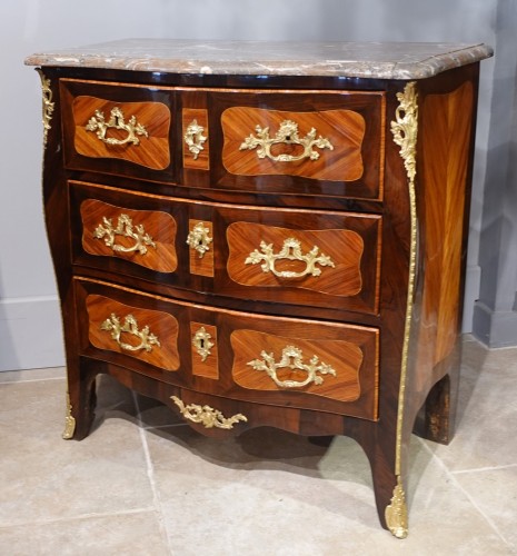 18th-Century Chest of Drawers Stamped P. A. Galligne - Furniture Style Louis XV