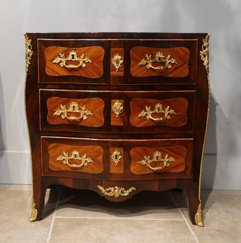 18th-Century Chest of Drawers Stamped P. A. Galligne - Louis XV