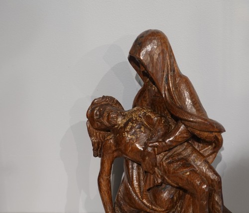 <= 16th century - Pietà or Virgin of Pity - Flanders 16th century