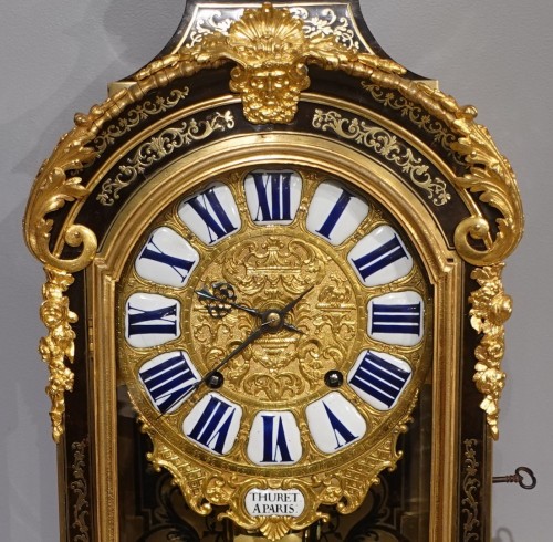 Horology  - Louis XIV Clock, Jacques Thuret Movement and Boulle Marquetry