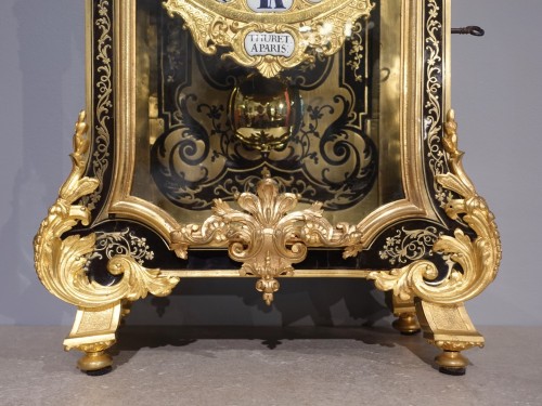 Louis XIV - Louis XIV Clock, Jacques Thuret Movement and Boulle Marquetry