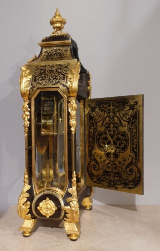 Antiquités - Louis XIV Clock, Jacques Thuret Movement and Boulle Marquetry