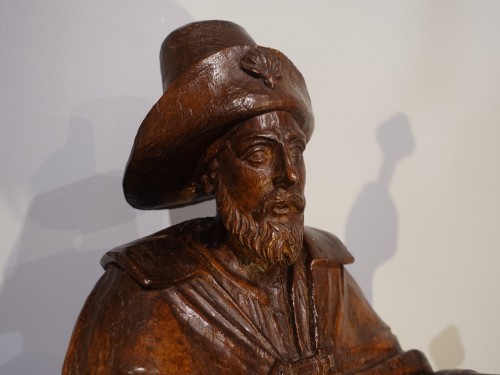 Sculpture représentant St Roch d'époque XVIIe - Gérardin et Cie