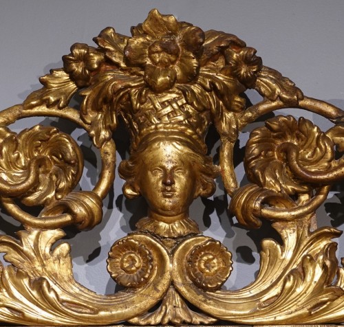 Large Louis XIV Giltwood Mirror, late 17th century - 