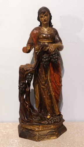 XVIIIe siècle - Allégorie des quatre saisons d'époque XVIIIe