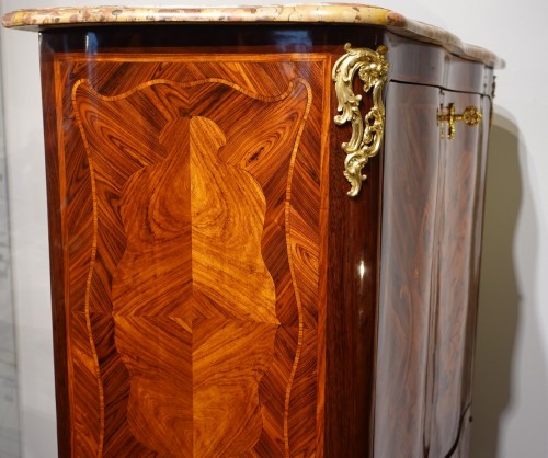 Antiquités - Louis XV Marquetry Secretary, Stamped P. Roussel