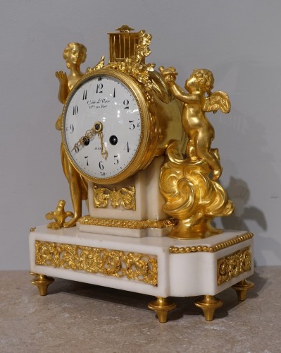Horlogerie Pendule - Pendule Louis XVI – Gille l'Ainé à Paris