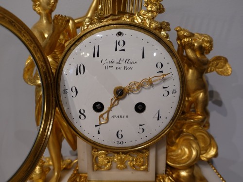 XVIIIe siècle - Pendule Louis XVI – Gille l'Ainé à Paris