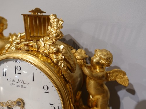 Pendule Louis XVI – Gille l'Ainé à Paris - Louis XVI