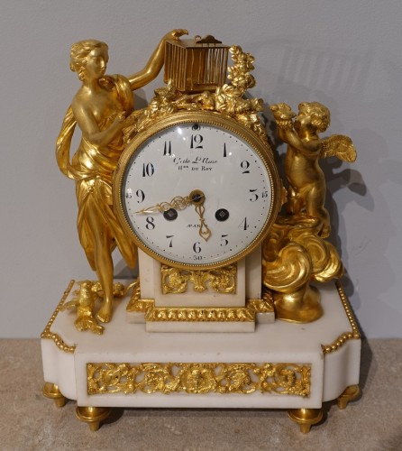 Antiquités - Pendule Louis XVI – Gille l'Ainé à Paris