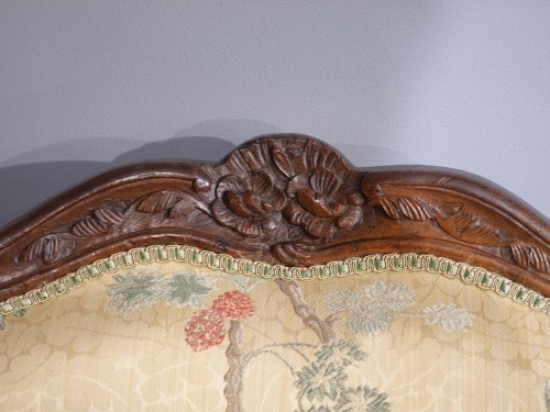 Sièges Fauteuil & Bergère - Paire de larges cabriolets d'époque XVIIIe