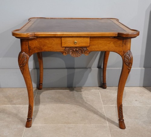 Louis XV - 18th Century Lyonnais Walnut Games Table