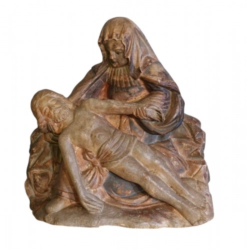 Pietà ou Vierge de Pitié – École Bourguignonne XVe siècle
