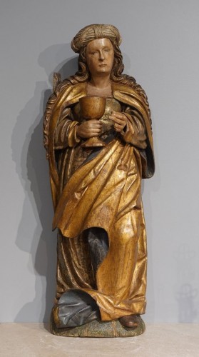 Antiquités - Sculpture of Mary Magdalene – Southern Germany 16th century