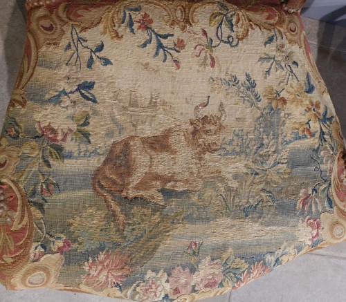 Antiquités - Suite de quatre fauteuils à la Reine d'époque Louis XV