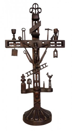 Bargeman’s Cross featuring the Instruments of the Passion, late 19th century