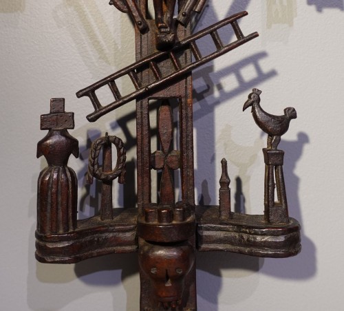 Curiosities  - Bargeman’s Cross featuring the Instruments of the Passion, late 19th century