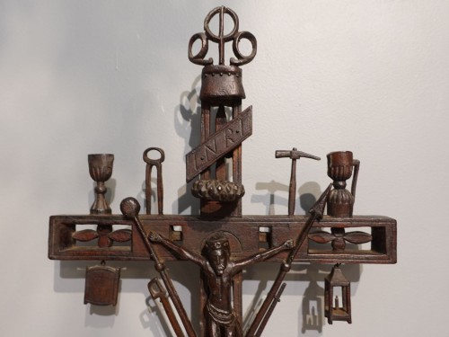 Bargeman’s Cross featuring the Instruments of the Passion, late 19th century - 