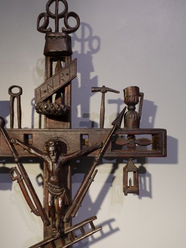Bargeman’s Cross featuring the Instruments of the Passion, late 19th century - Napoléon III