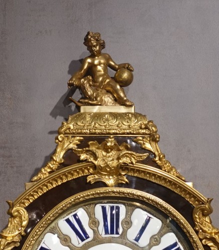 Cartel et sa console d'époque Louis XV signé Brodon à Paris - Gérardin et Cie