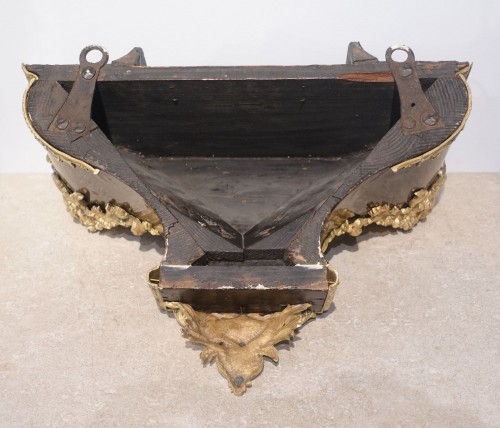 Antiquités - Cartel et sa console d'époque Louis XV signé Brodon à Paris