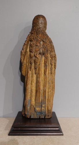 11th to 15th century - Sculpture of Saint Agnes, Flemish School, circa 1500